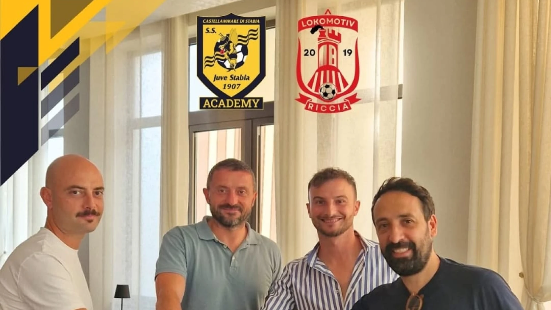 Il Lokomotiv Riccia entra nella famiglia della Juve Stabia: formare atleti ma soprattutto persone